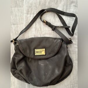 Marc By Marc Jacobs gray Leather Crossbody Bag